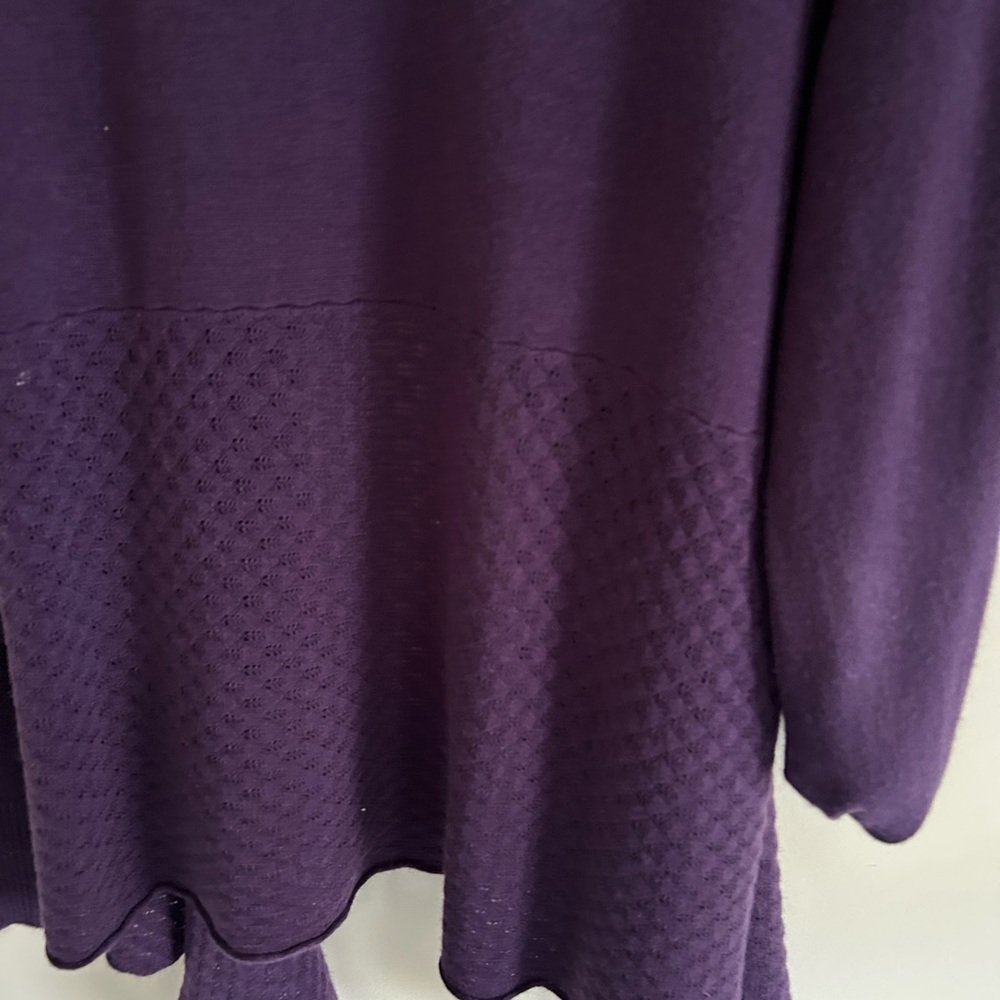 “Carolyn Taylor” purple cardigan sweater Large - Picture 5 of 5